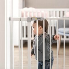 Защитные ворота с удлинением 9 см Hauck Open N Stop, белые цена и информация | Товары для безопасности детей дома | kaup24.ee