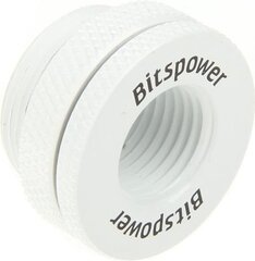 BitsPower 1/4", White (BP-DWWP-C04) цена и информация | Водяное охлаждение - аксессуары | kaup24.ee