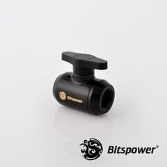 BitsPower Absperrhahn 1/4", (BP-MVV-DWBK) цена и информация | Водяное охлаждение - аксессуары | kaup24.ee