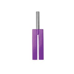 Shots Ouch! Whips and Paddles Leather Slit Paddle Purple цена и информация | БДСМ и фетиш | kaup24.ee