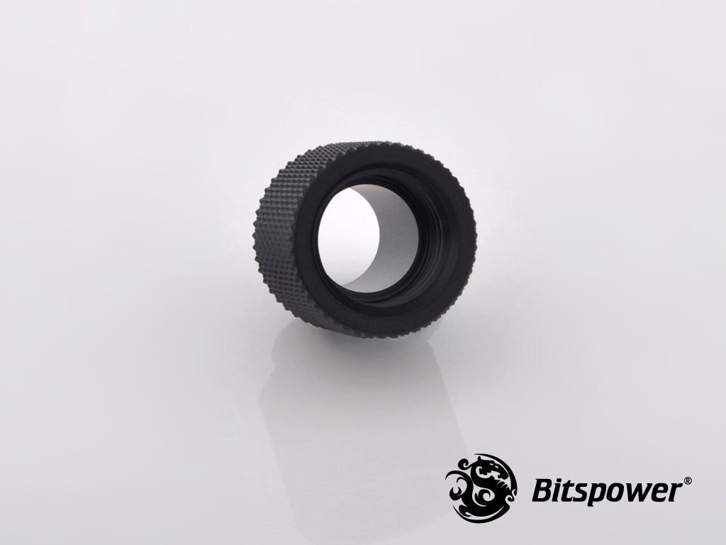 BitsPower Fitting G1/4" Inch, 15mm Carbon, Black (BP-CBWP-C60) цена и информация | Vesijahutused - lisaseadmed | kaup24.ee