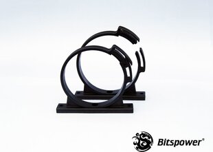 BitsPower Holder for 2-reservoir (BP-TBC4-BK) цена и информация | Водяное охлаждение - аксессуары | kaup24.ee