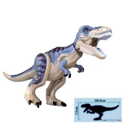 Dinosaurus T-Rex figuur Dino Park Jurrasic, 28,5cm цена и информация | Конструкторы и кубики | kaup24.ee