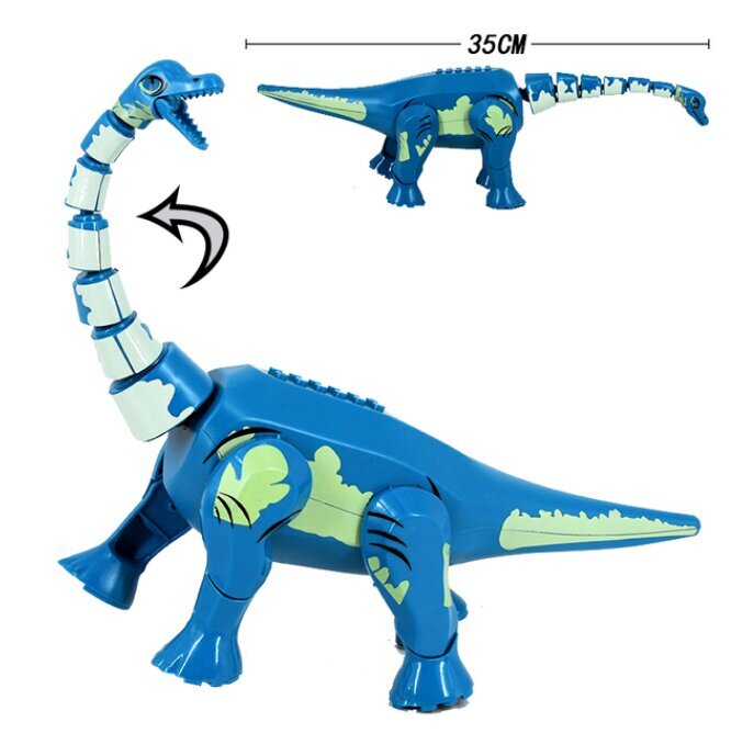 Dinosaurus Brachiosaurus Dino Park Jurrasic, 35cm hind ja info | Klotsid ja konstruktorid | kaup24.ee