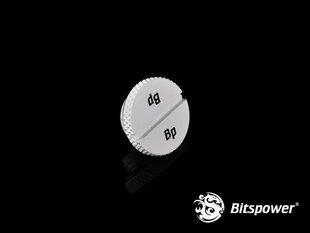 BitsPower Plug 1/4 "- White (BP-DWWP-C09) цена и информация | Водяное охлаждение - аксессуары | kaup24.ee