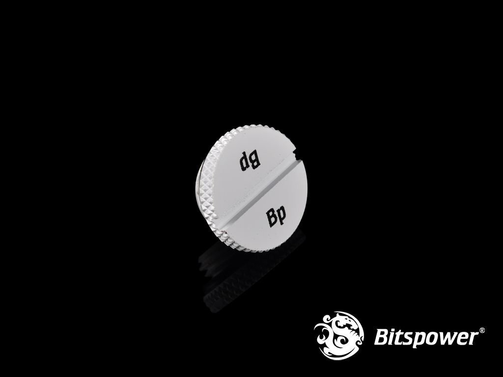 BitsPower Plug 1/4 "- White (BP-DWWP-C09) цена и информация | Vesijahutused - lisaseadmed | kaup24.ee