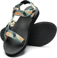 Naiste sandaalid Sumevlip, must/sinine hind ja info | Naiste sandaalid | kaup24.ee