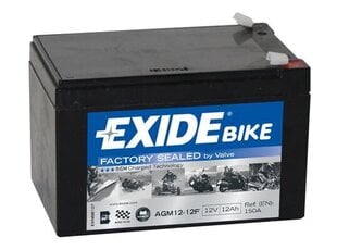 Aku 12V 12Ah AGM12-12F 150x100x100+- Exide цена и информация | Аккумуляторы | kaup24.ee