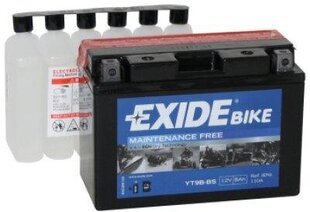 Aku 12V 8Ah YT9B-BS AGM 150x70x105+- Exide цена и информация | Мото аккумуляторы | kaup24.ee