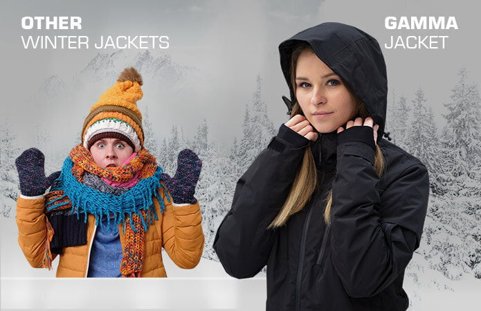 Meeste aastaringne 100% grafeenist soojendusega jakk Gamma - Graphene Heated Jacket hind ja info | Meeste joped | kaup24.ee