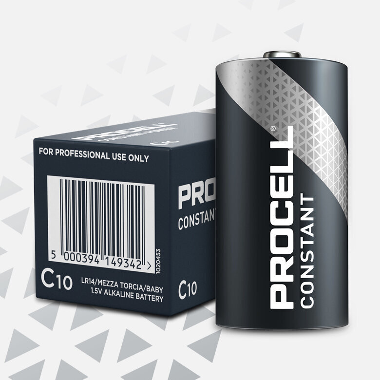 Duracell patareid Procell Constant Power LR14, 10 tk. цена и информация | Patareid | kaup24.ee