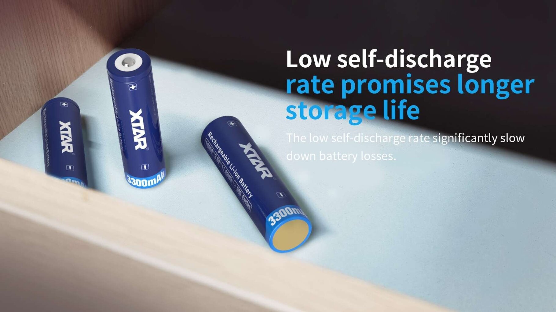 Xtar laetav aku 18650, 3300 mAh цена и информация | Patareid | kaup24.ee