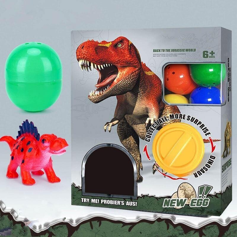 Dinosauruse munad - üllatus Cooler Stuff Co, 6 tk hind ja info | Poiste mänguasjad | kaup24.ee
