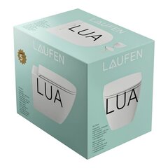 Подвесной унитаз Laufen LUA Rimless с тонкой медленно закрывающейся крышкой цена и информация | Унитазы | kaup24.ee