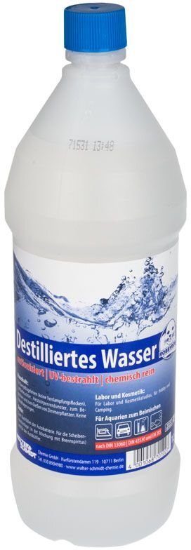 Ohne hersteller Distilled water DIN 13060, DIN 43530 & EN 285, 1 L (1001000000) цена и информация | Vesijahutused - lisaseadmed | kaup24.ee