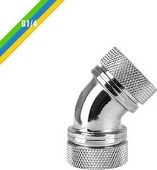 Thermaltake angle fitting G1/4" Chrome (CL-W098-CA00SL-A) hind ja info | Vesijahutused - lisaseadmed | kaup24.ee