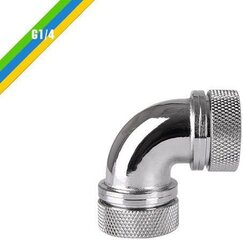 Thermaltake angle fitting G1/4" Chrome (CL-W099-CA00SL-A) hind ja info | Vesijahutused - lisaseadmed | kaup24.ee