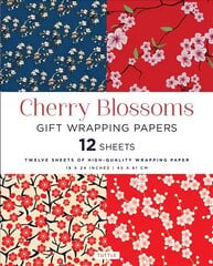 Cherry Blossoms Gift Wrapping Papers - 12 Sheets: 18 x 24 inch (45 x 61 cm) Wrapping Paper hind ja info | Tervislik eluviis ja toitumine | kaup24.ee