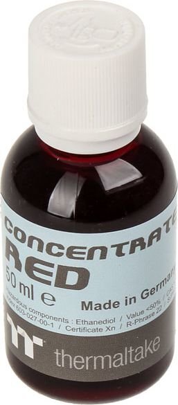 Thermaltake Premium concentrate, 50ml, Red (CL-W163-OS00RE-A) цена и информация | Vesijahutused - lisaseadmed | kaup24.ee