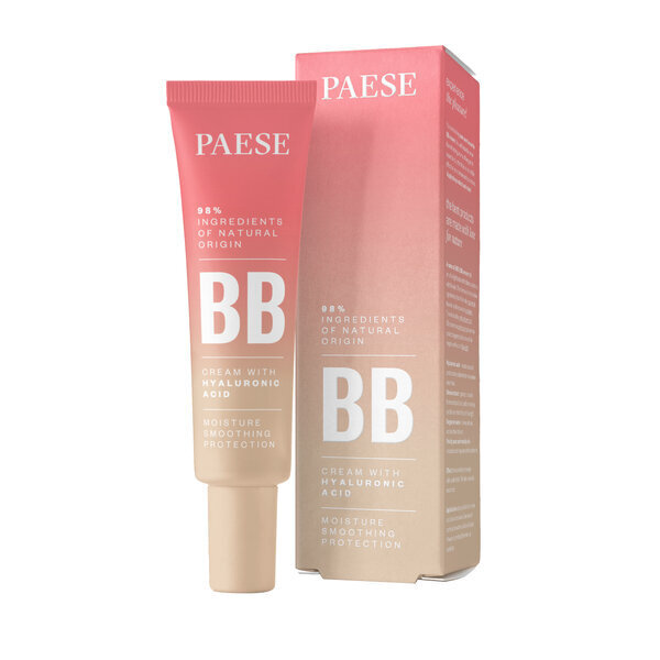 BB näokreem Pease hüaluroonhappega 02N Beige, 30 ml цена и информация | Näokreemid | kaup24.ee