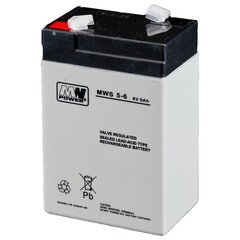 Аккумулятор MWPower AGM, MWS 6V 5Ah цена и информация | Батареи | kaup24.ee