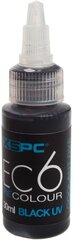 XSPC dye EC6 ReColour Dye, 30ml, Black UV (5060175589446) цена и информация | Водяное охлаждение - аксессуары | kaup24.ee