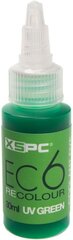 Краситель XSPC EC6 ReColour Dye, 30 мл, зеленый УФ (5060175589385) цена и информация | Водяное охлаждение - аксессуары | kaup24.ee