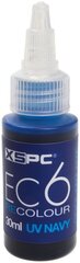 XSPC dye EC6 ReColour Dye, 30ml, Navy Blue (5060175589439) цена и информация | Водяное охлаждение - аксессуары | kaup24.ee