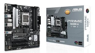 Asus PRIME B650M-A-CSM, Micro ATX, AM5, DDR5 hind ja info | Emaplaadid | kaup24.ee