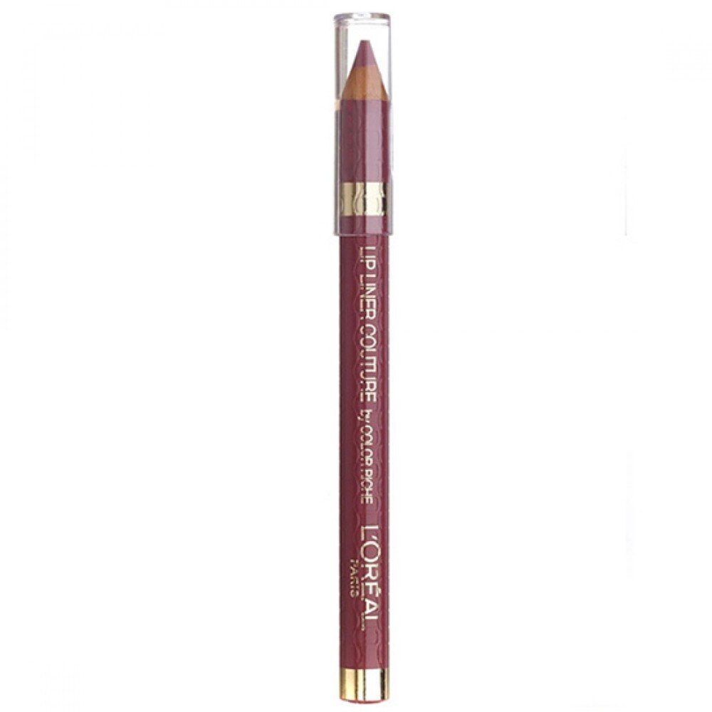 Huule kontuurpliiats L'Oreal Lip Liner Couture By Color Richie 302 Bois De Rose, 1 tk hind ja info | Huulepulgad, -läiked, -palsamid, vaseliin | kaup24.ee