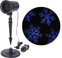 Светодиодный проектор Снежинки IP44 цена и информация | Гудки для вечеринки Clown Face (4шт.) | kaup24.ee