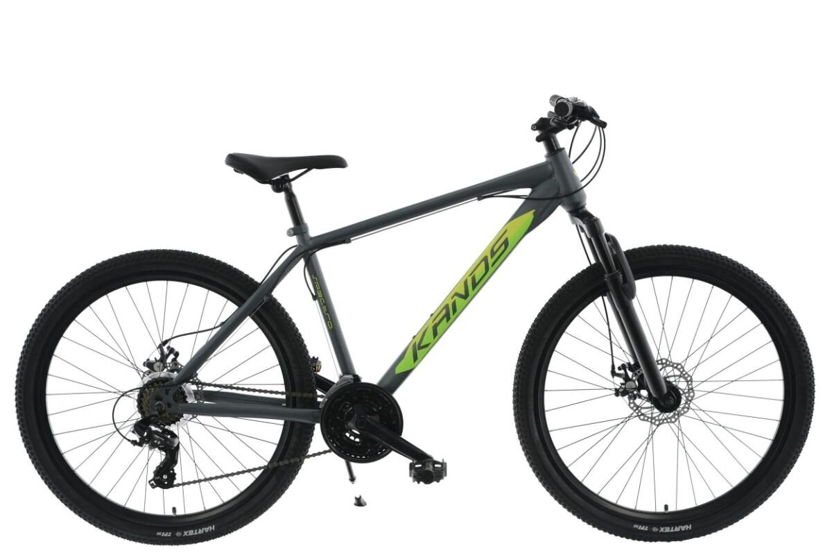 Meeste maastikuratas Kands Spectro 2xDisc, 166-181 cm, 27,5" alumiiniumveljed, Shimano, Grafiit цена и информация | Jalgrattad | kaup24.ee