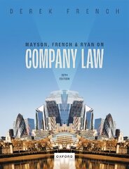 Mayson, French, and Ryan on Company Law 38th Revised edition hind ja info | Majandusalased raamatud | kaup24.ee