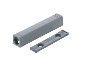 Blum TIP-ON uksepeatuse adapter, pikk, hall - 956A1201.PG hind ja info | Muud mööblitarvikud | kaup24.ee