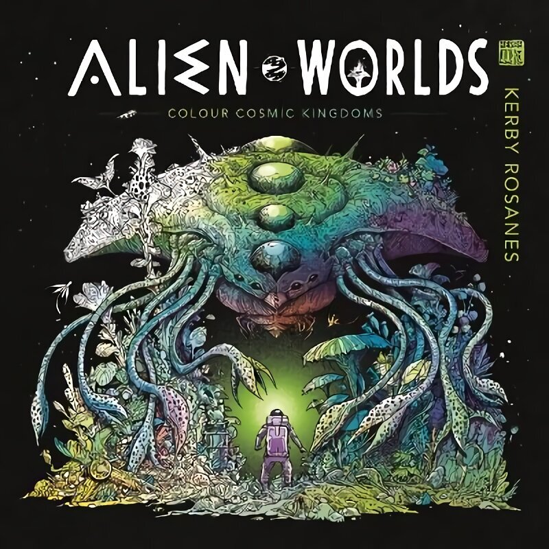 Alien Worlds: Colour Cosmic Kingdoms цена и информация | Tervislik eluviis ja toitumine | kaup24.ee