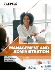 Management and Administration T Level: Core hind ja info | Majandusalased raamatud | kaup24.ee