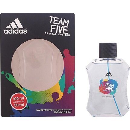 Adidas Team Five EDT meestele 100 ml цена и информация | Meeste parfüümid | kaup24.ee