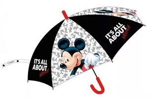 Disney Mickey lapse vihmavari (poolautomaatne) Ø74 cm hind ja info | Laste aksessuaarid | kaup24.ee