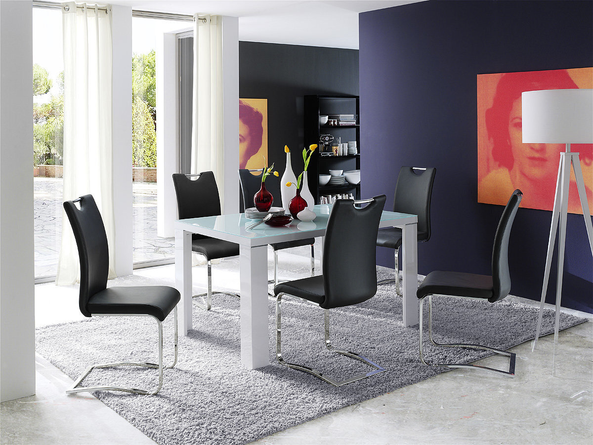 4 tooli komplekt Koeln, punane hind ja info | Söögilaua toolid, köögitoolid | kaup24.ee