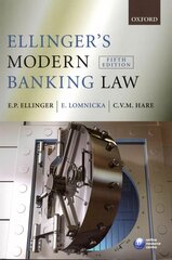 Ellinger's Modern Banking Law 5th Revised edition цена и информация | Книги по экономике | kaup24.ee