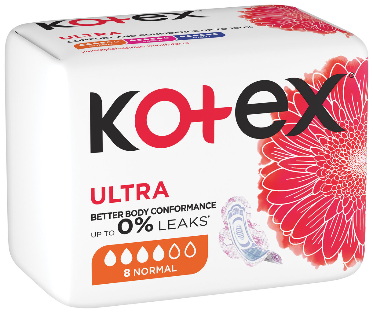 KOTEX Ultra hügieeniside Normal 8tk hind ja info | Tampoonid, hügieenisidemed, menstruaalanumad | kaup24.ee