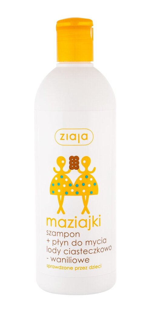 Küpsise ja vanilje aroomiga dušigeel-šampoon lastele Ziaja Maziajki 400 ml цена и информация | Laste ja ema kosmeetika | kaup24.ee