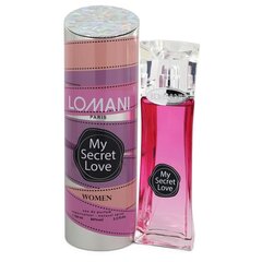 Naiste parfüümvesi Lomani my secret love EDP, 100 ml цена и информация | Женские духи | kaup24.ee