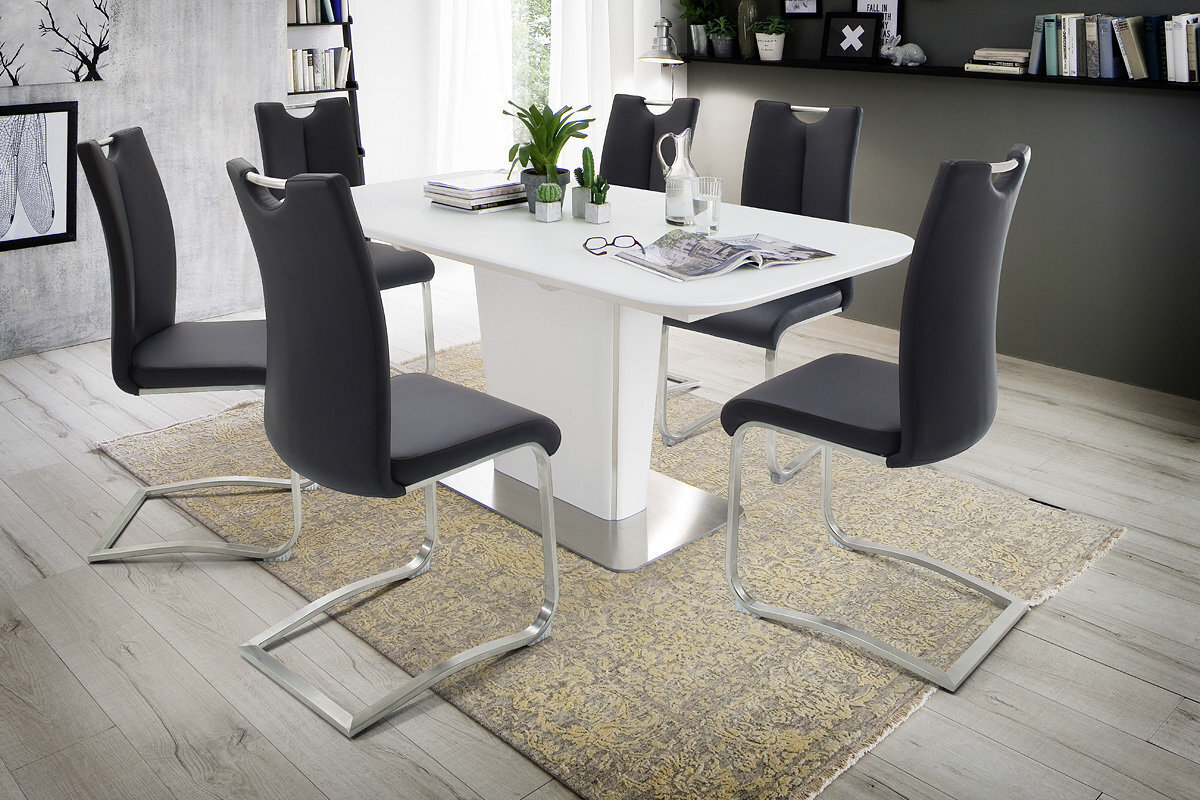 2 tooli komplekt Artos 2, tumepruun цена и информация | Söögilaua toolid, köögitoolid | kaup24.ee