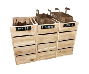 Деревянный ящики для переработки цена и информация | Мусорные баки | kaup24.ee