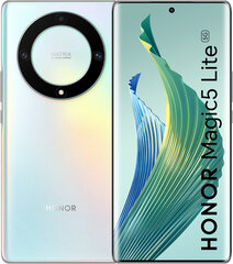 Honor Magic5 Lite 5G 6/256GB Dual SIM, Titanium Silver цена и информация | Мобильные телефоны | kaup24.ee