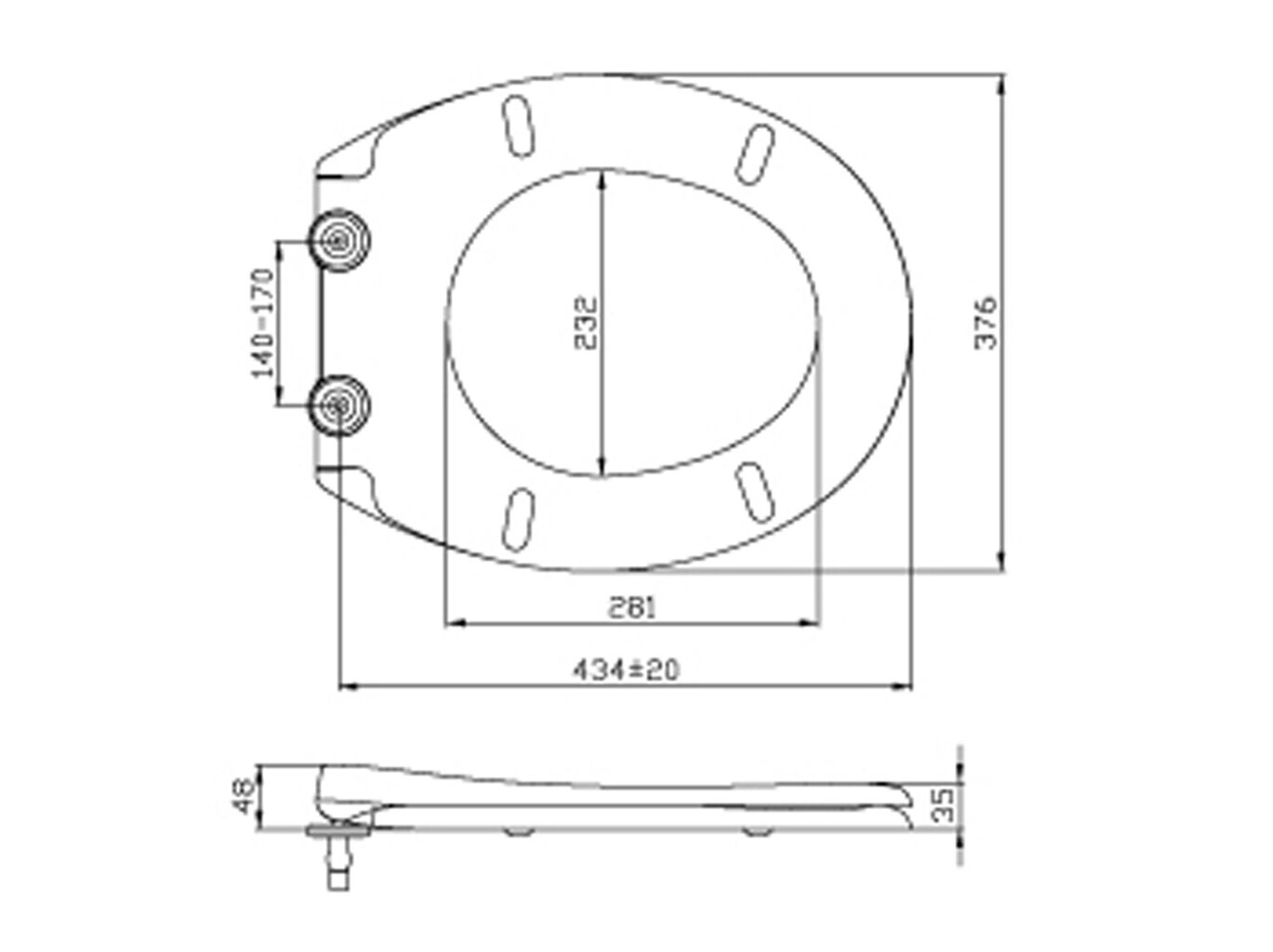 Soft Close aeglaselt sulguv WC-prill-laud ja kaas SOFIA, valge hind ja info | WC-poti tarvikud | kaup24.ee