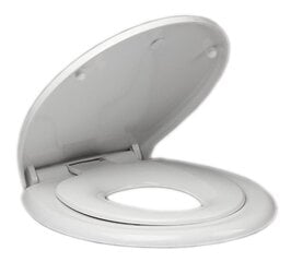 WC prill-laud integreeritud lasteistmega, Soft Close, valge hind ja info | WC-poti tarvikud | kaup24.ee