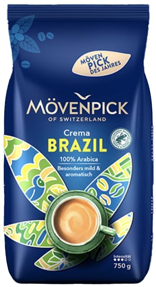 Movenpick Crema Brazil 750g, Kohvioad hind ja info | Kohv, kakao | kaup24.ee