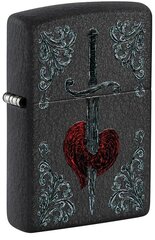 TULEMASIN ZIPPO 48617 Heart Dagger Tattoo Design hind ja info | Tulemasinad ja tarvikud | kaup24.ee